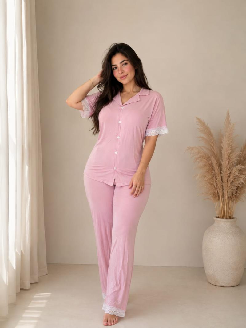 Pyjama Femme Confortable – Doux & Élégant