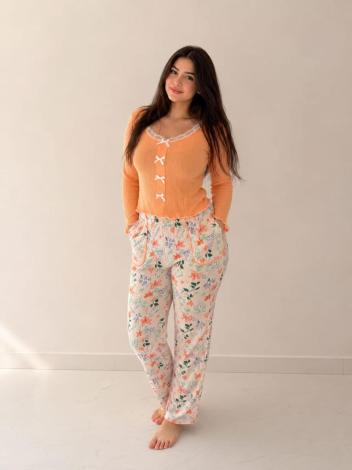 Pyjama Fleuri Femme