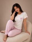 Pyjama Cute à Carreaux